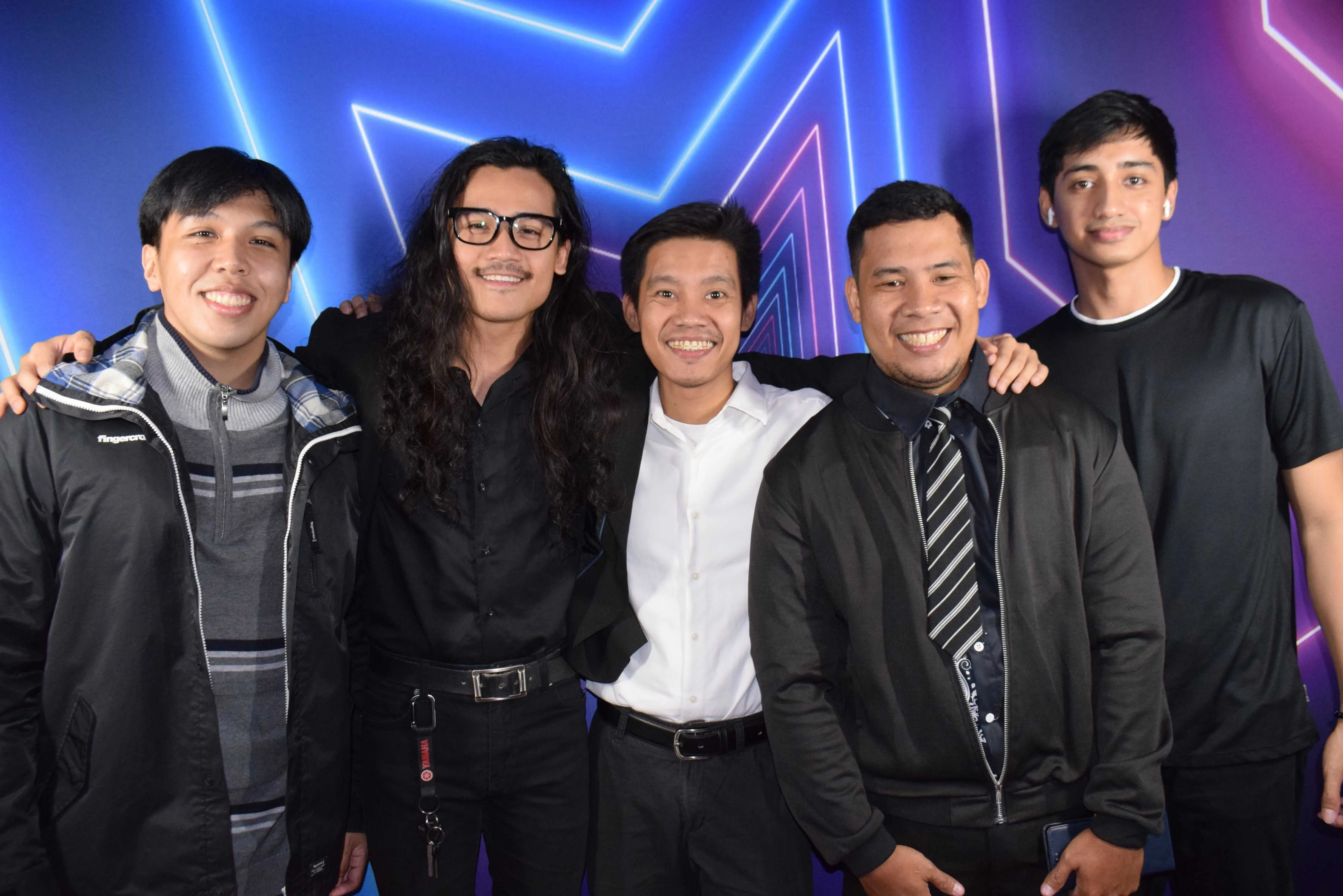 Heritage Telecom support team: Jean Aerol Thomas Militante, Augustus Leomar Villanueva, Ehl Condor, Mark Louie Pastias, and Mark Lester Sangalang